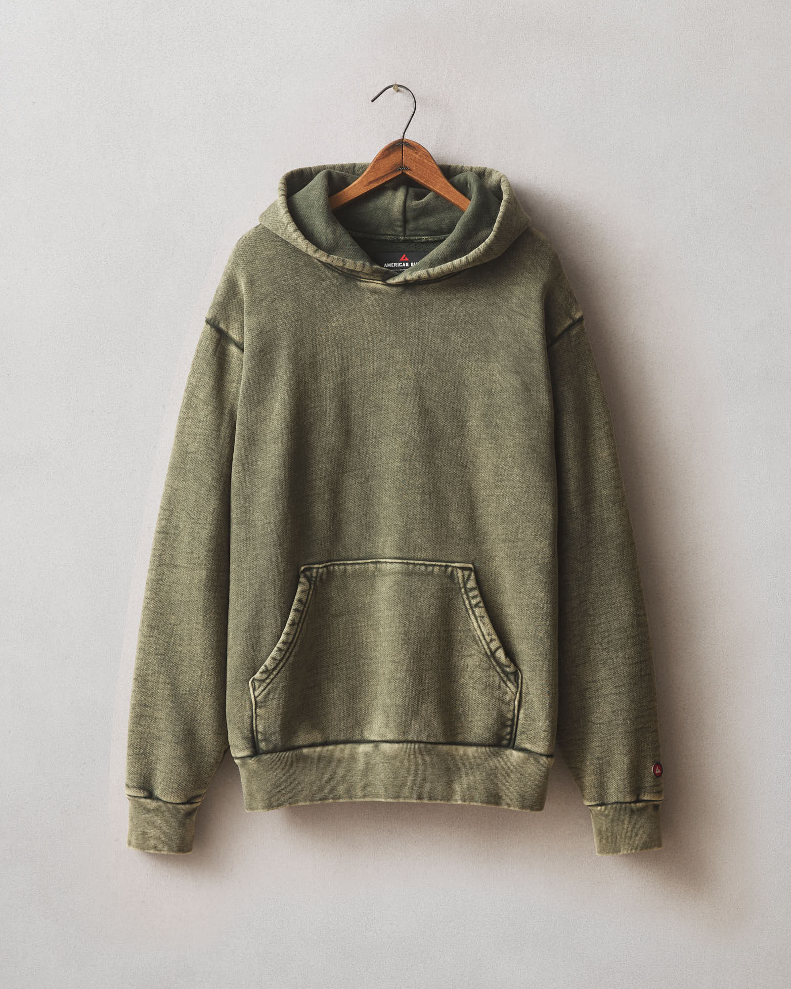 Unisex American Vintage Pullover - Mineral Wash Deep Olive