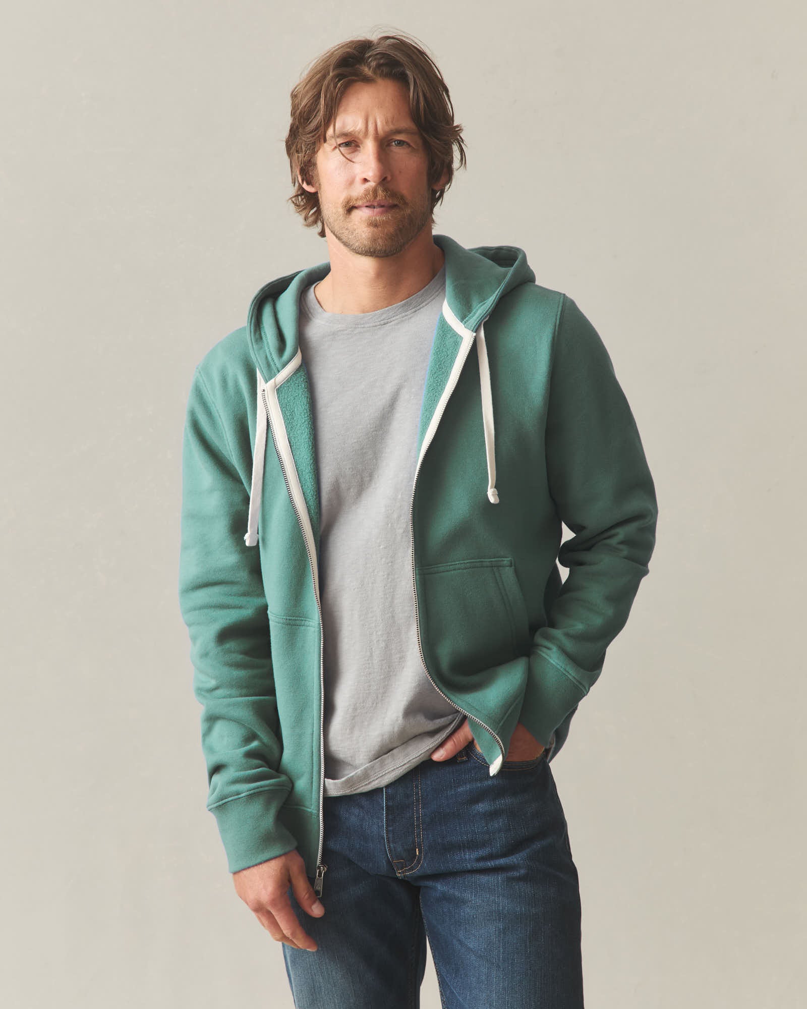 Men's Carolina Full Zip - Blue Spruce