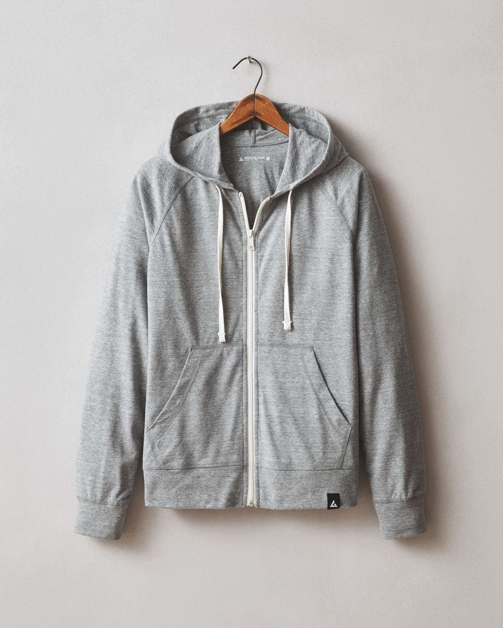 Men's Lightweight Full Zip - Dark Charcoal Heather