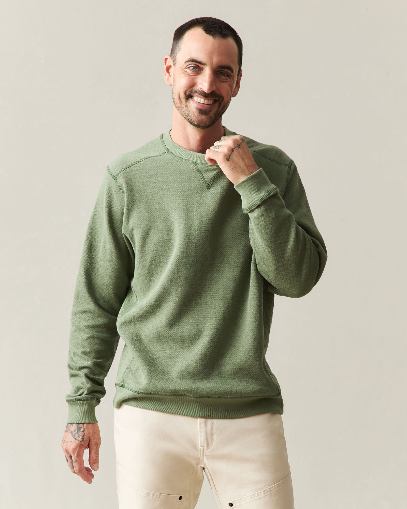 Men's Reversible Crew - Olvine