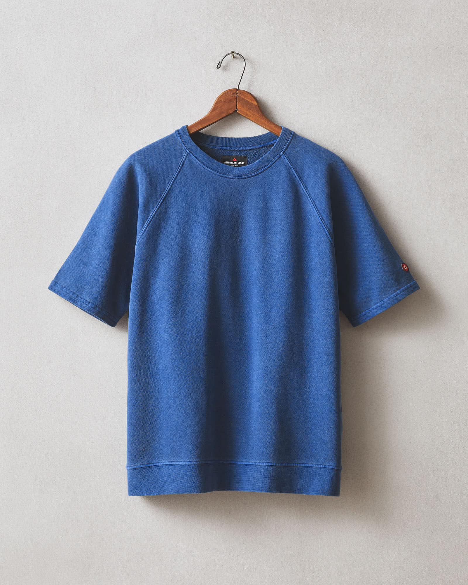 Men's French Terry Tee - Deja Vu Blue