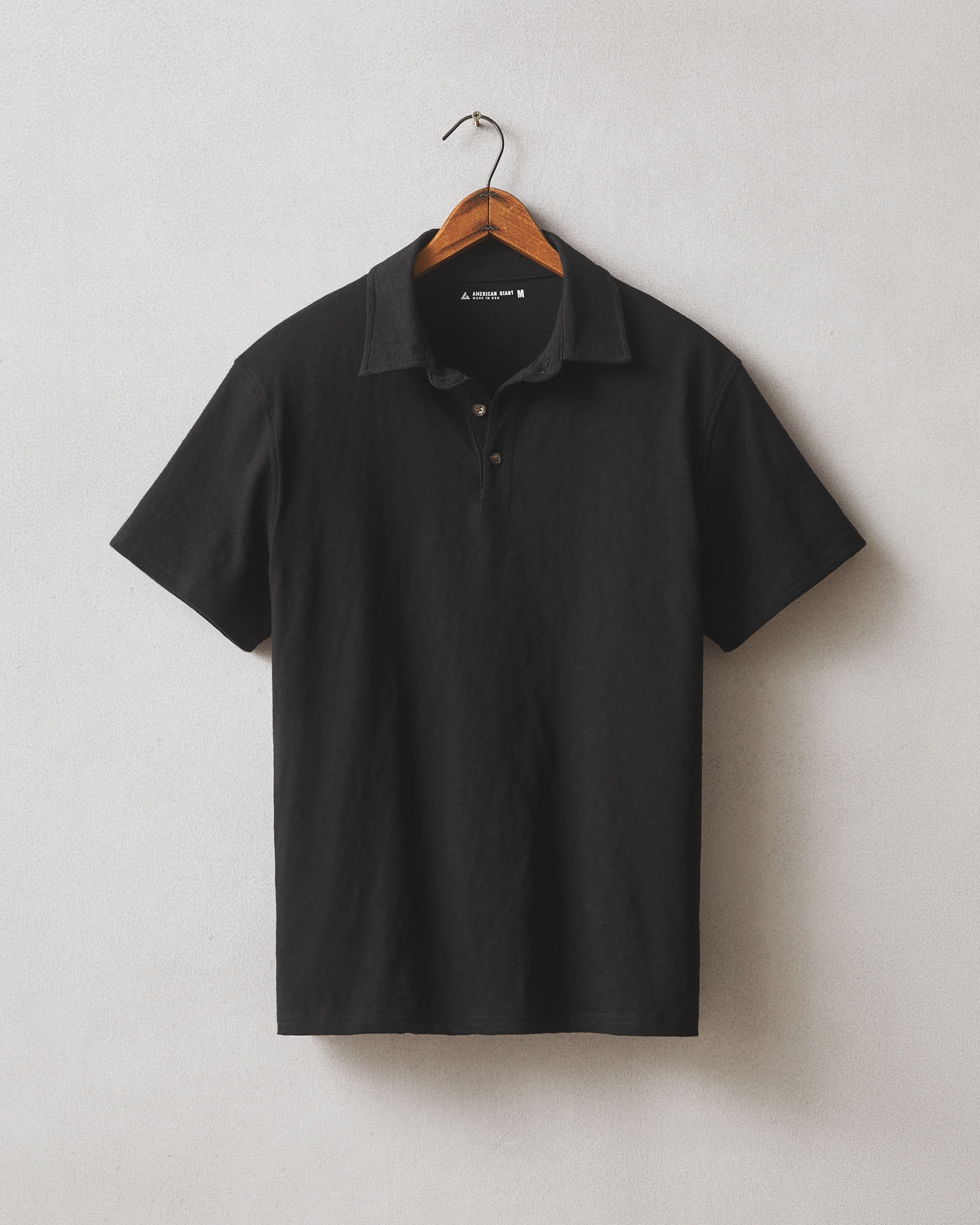Men's Premium Slub Polo - Black