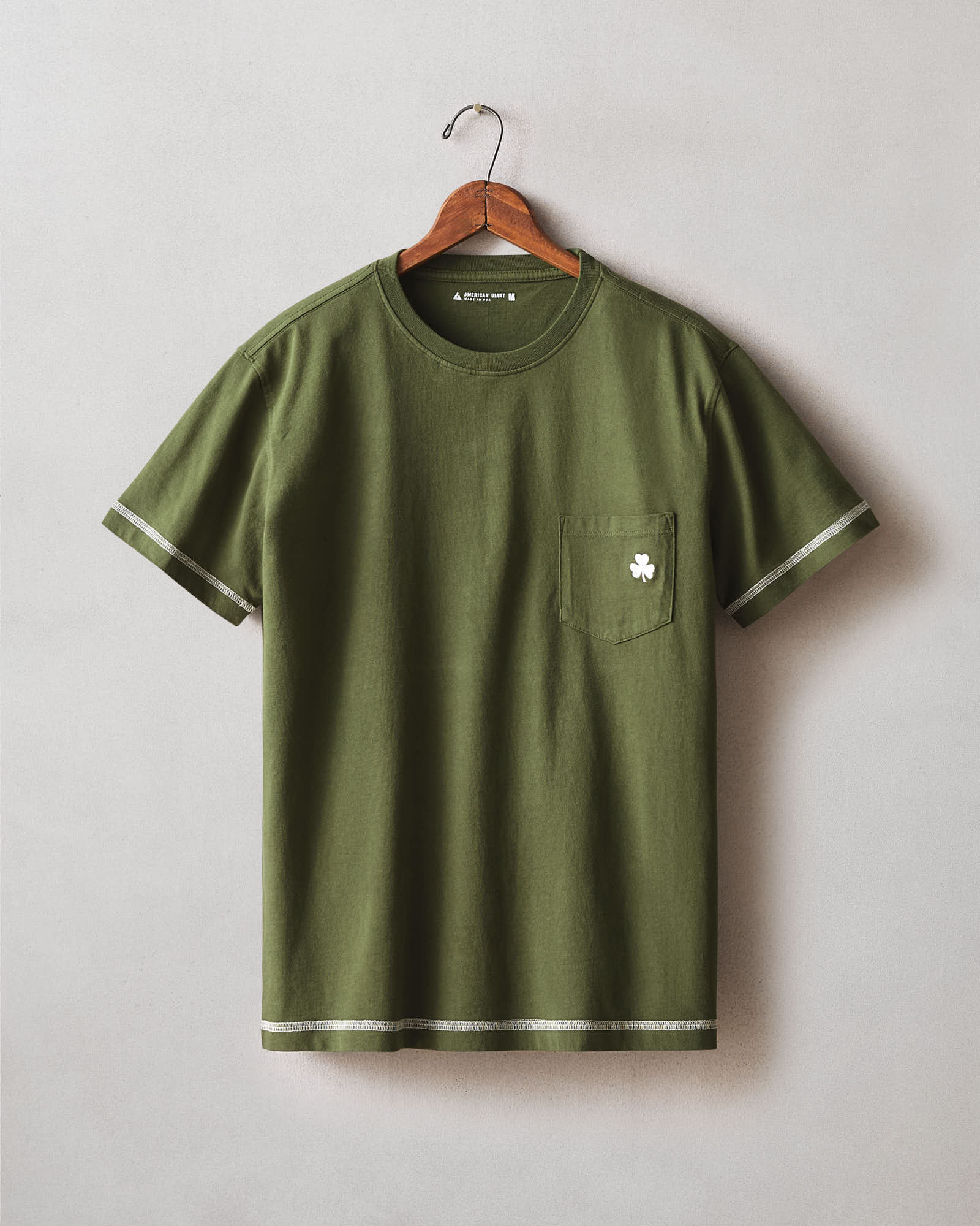 Unisex St. Patrick's Pocket Tee  - Rifle Green