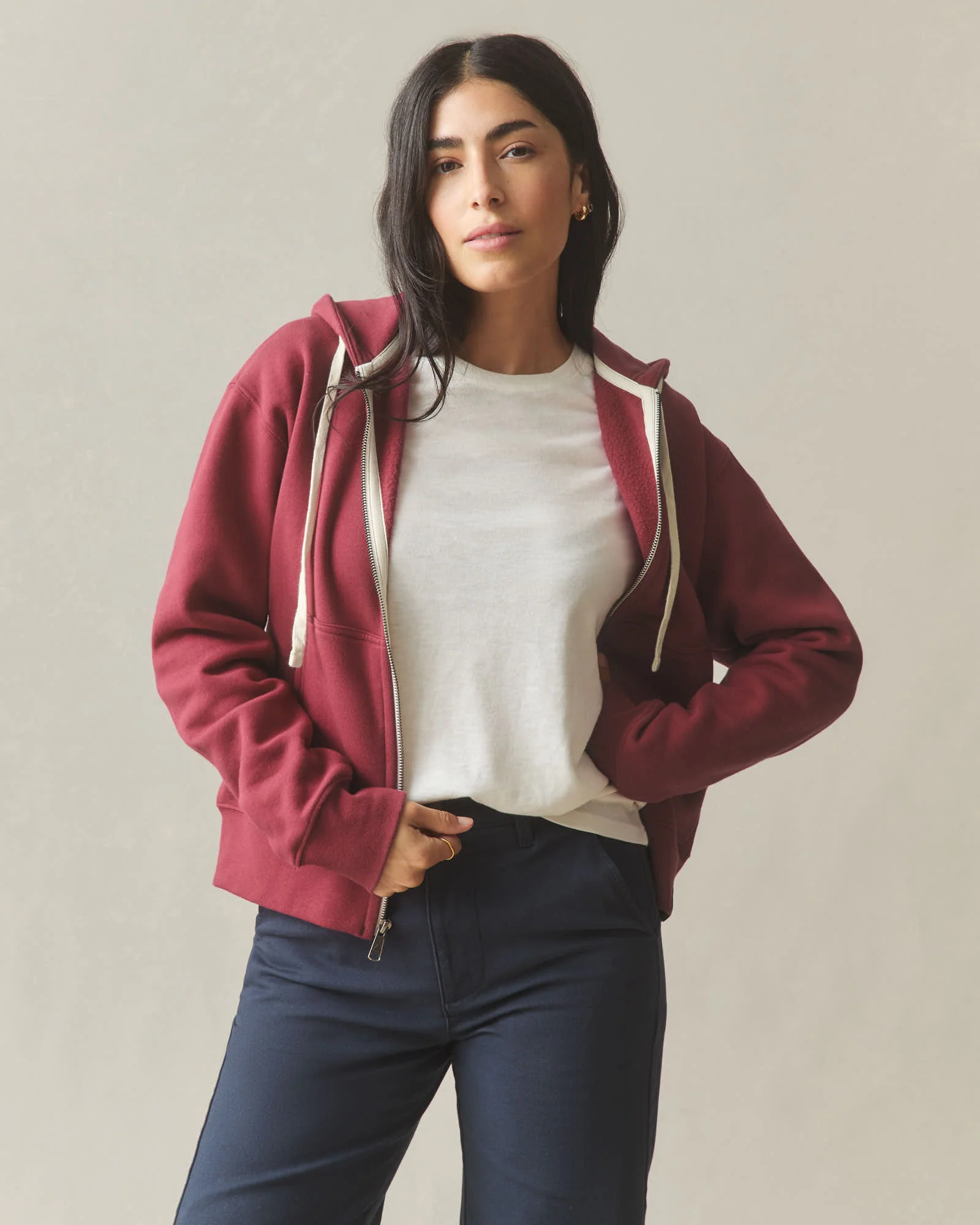 Women's Carolina Full Zip - Holly Berry