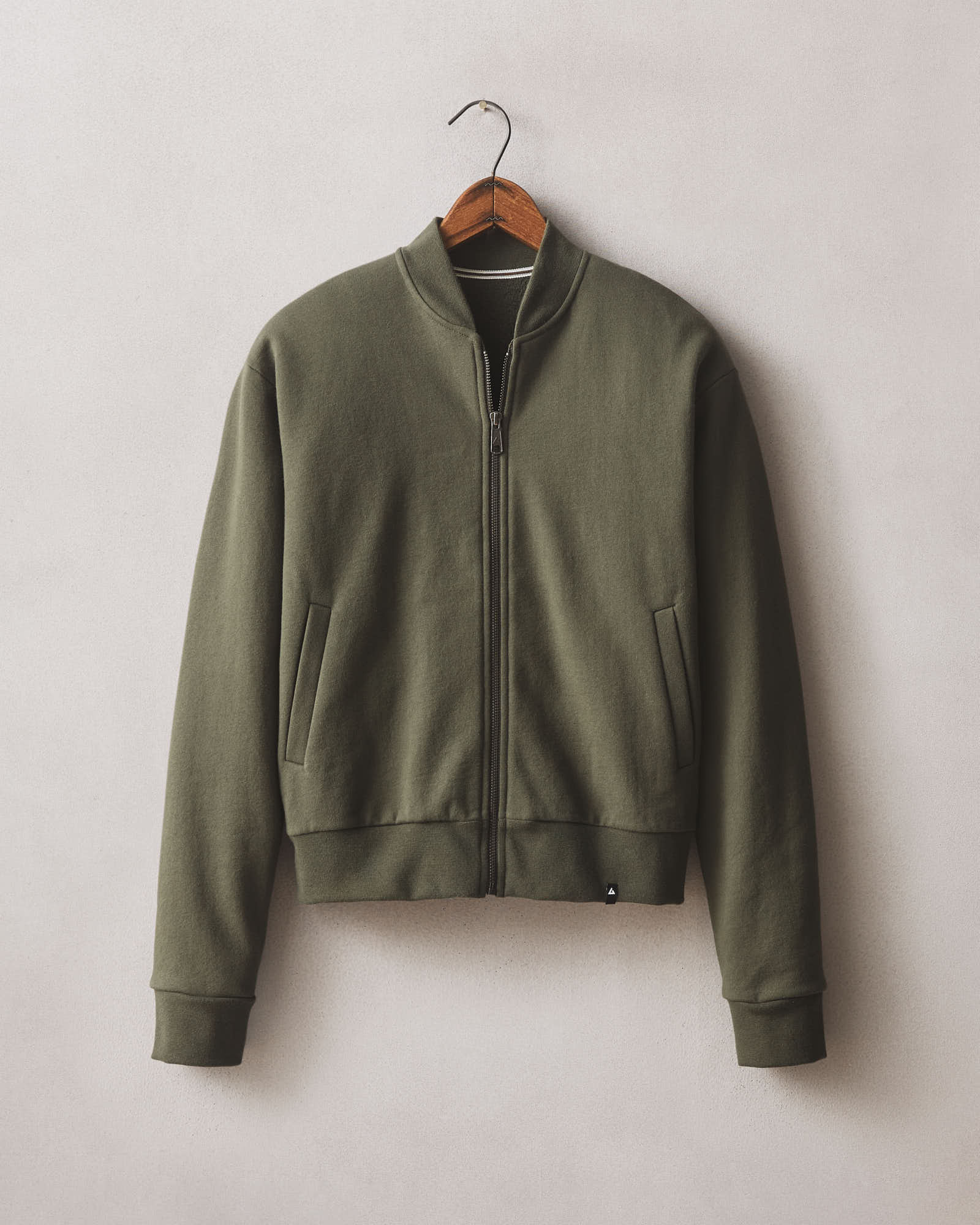 Women's Fleece Bomber Jacket - Loden