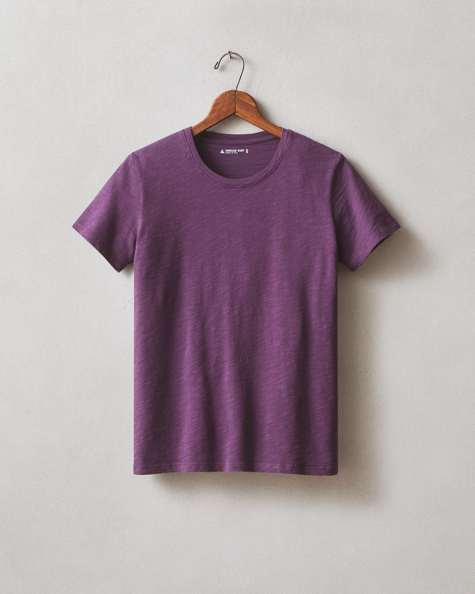 Women's Premium Slub Crew Tee - Deep Purple