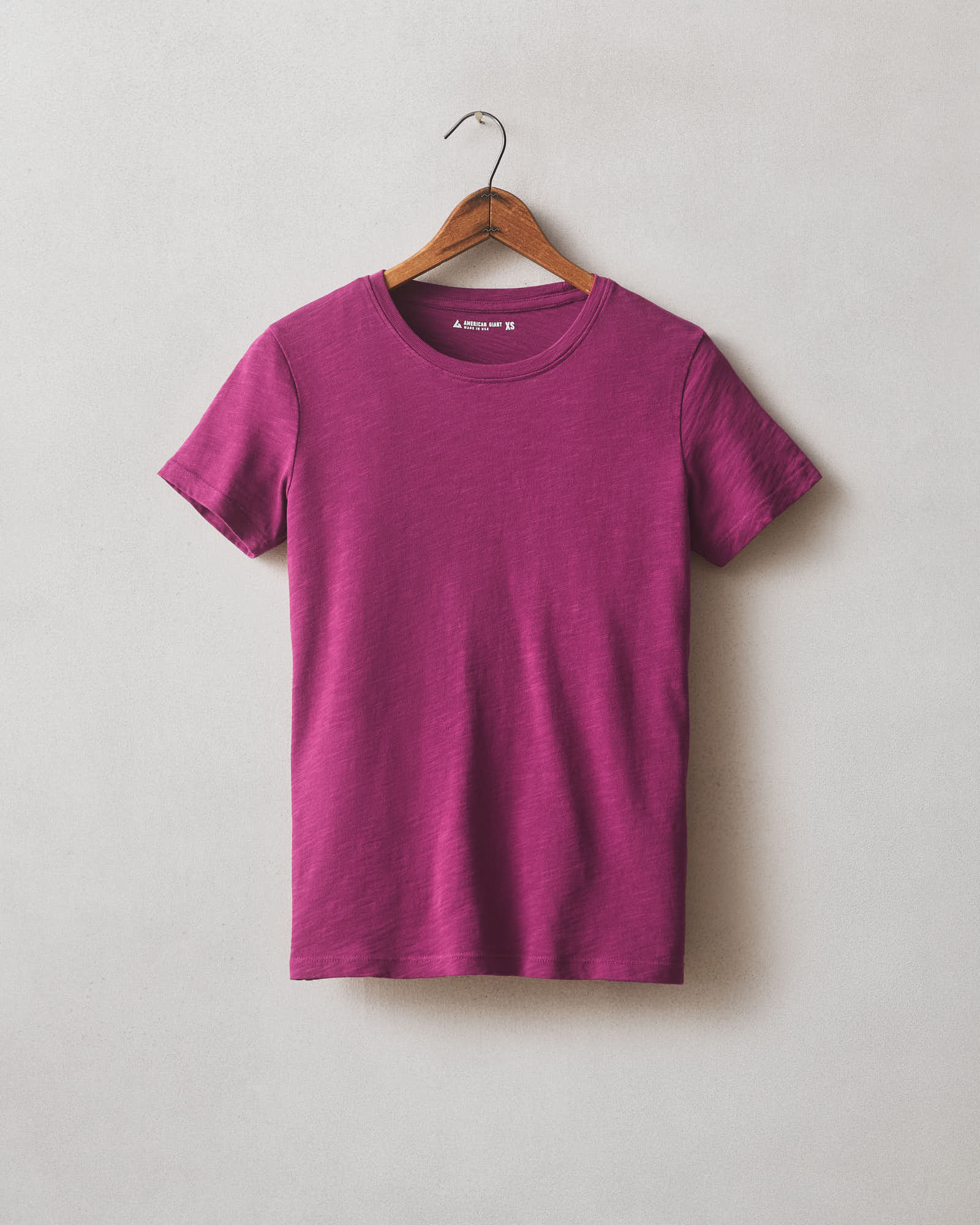 Women's Premium Slub Crew Tee - Boysenberry